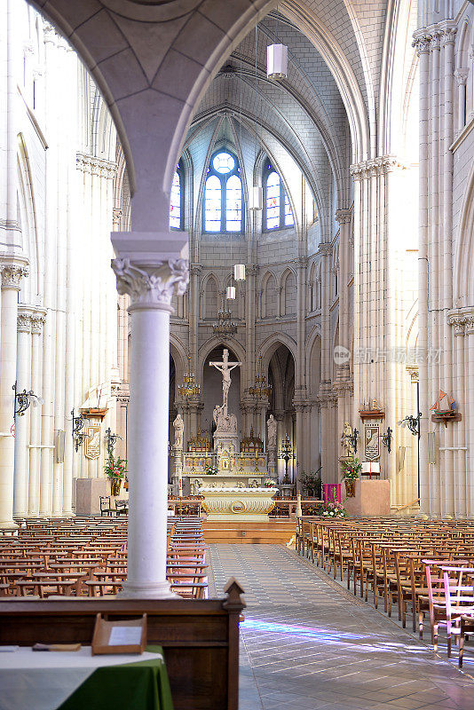 教堂Saint-Méen的Cancale - Brittany - France